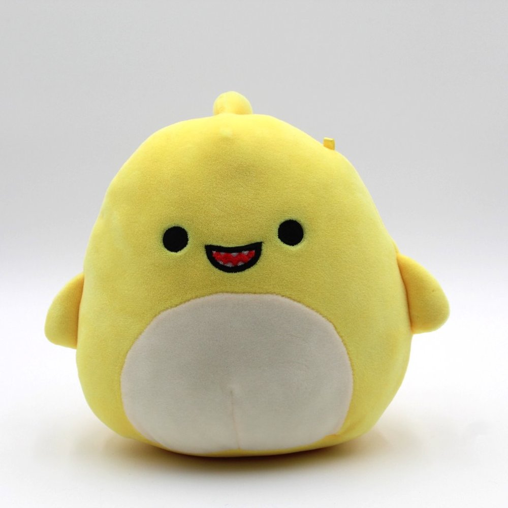 Squishmallows Baby Bee Happy 7" CHANDLER The Yellow Shark Stuffed Animal Toy